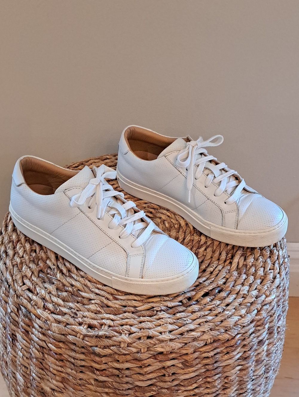 GREATS‎ Brooklyn Womens Athleisure Italian White Leather Low Sneakers EU39/9